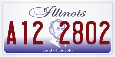 IL license plate A122802