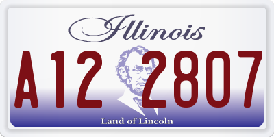 IL license plate A122807