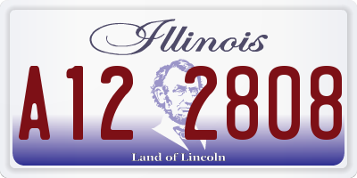 IL license plate A122808