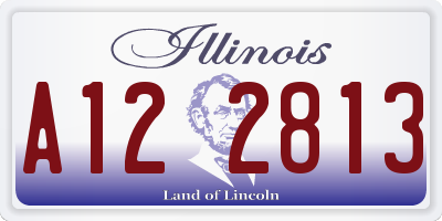 IL license plate A122813