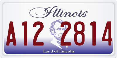 IL license plate A122814