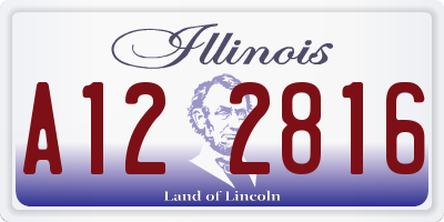 IL license plate A122816