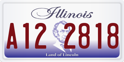 IL license plate A122818