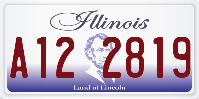 IL license plate A122819