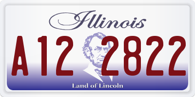 IL license plate A122822