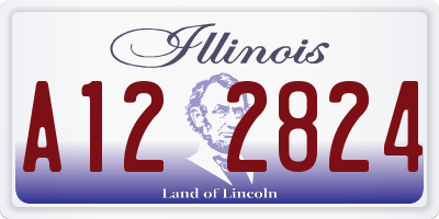 IL license plate A122824