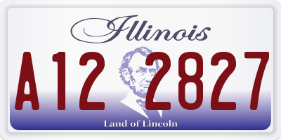 IL license plate A122827