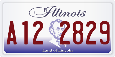 IL license plate A122829