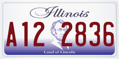 IL license plate A122836