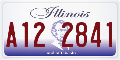 IL license plate A122841