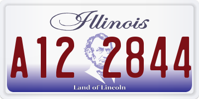 IL license plate A122844