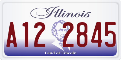 IL license plate A122845
