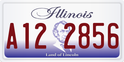 IL license plate A122856