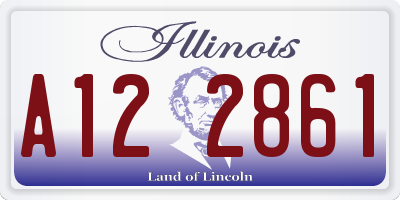 IL license plate A122861