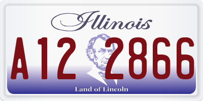 IL license plate A122866