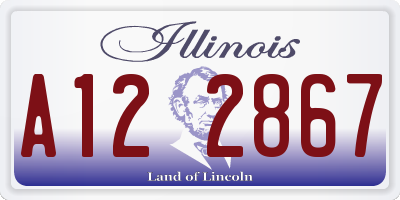 IL license plate A122867