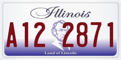 IL license plate A122871
