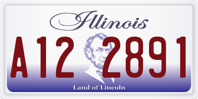 IL license plate A122891