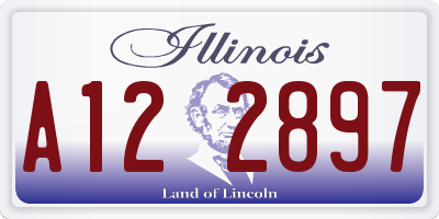IL license plate A122897