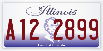 IL license plate A122899