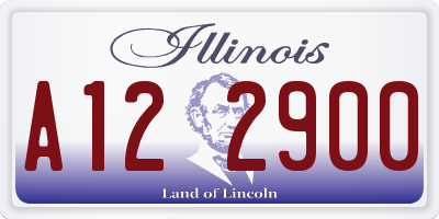 IL license plate A122900
