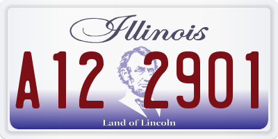 IL license plate A122901