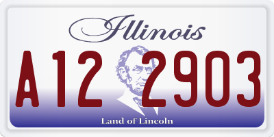 IL license plate A122903