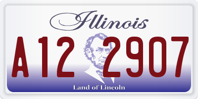 IL license plate A122907