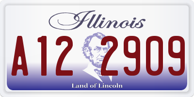 IL license plate A122909