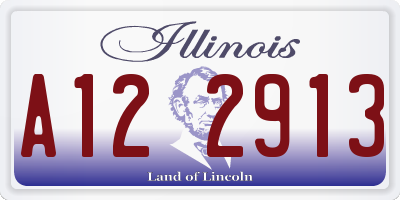 IL license plate A122913