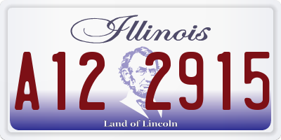 IL license plate A122915