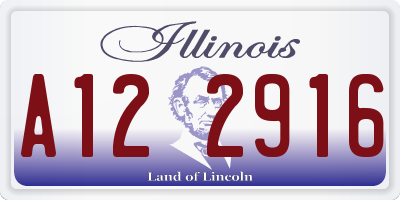 IL license plate A122916