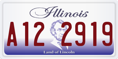 IL license plate A122919