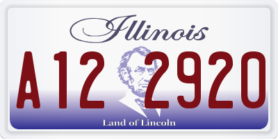 IL license plate A122920