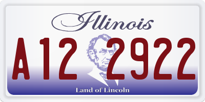 IL license plate A122922