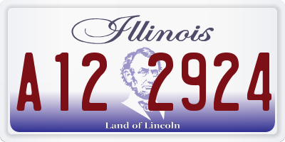 IL license plate A122924