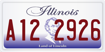 IL license plate A122926