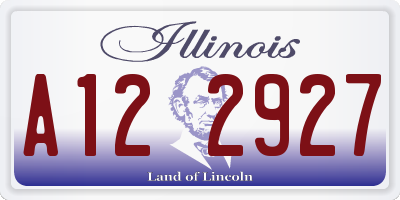IL license plate A122927