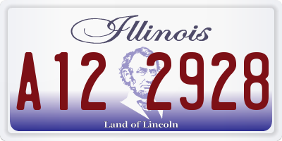 IL license plate A122928