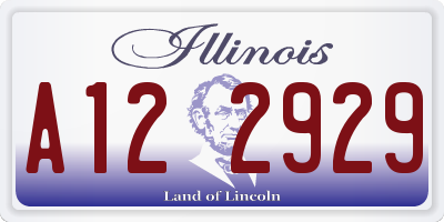 IL license plate A122929