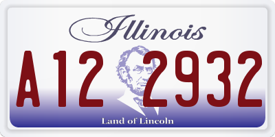 IL license plate A122932