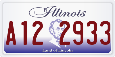 IL license plate A122933