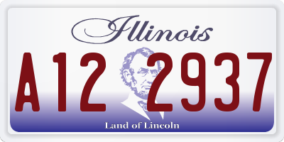 IL license plate A122937