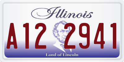 IL license plate A122941