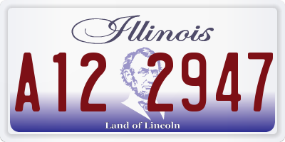IL license plate A122947