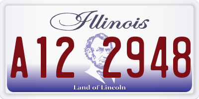 IL license plate A122948