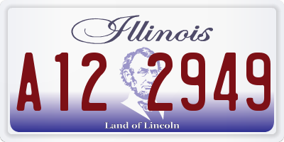 IL license plate A122949
