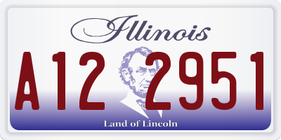 IL license plate A122951