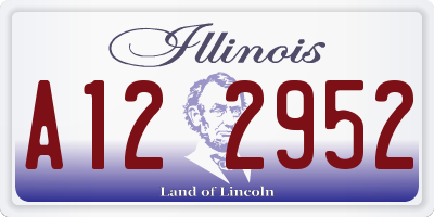 IL license plate A122952
