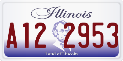 IL license plate A122953